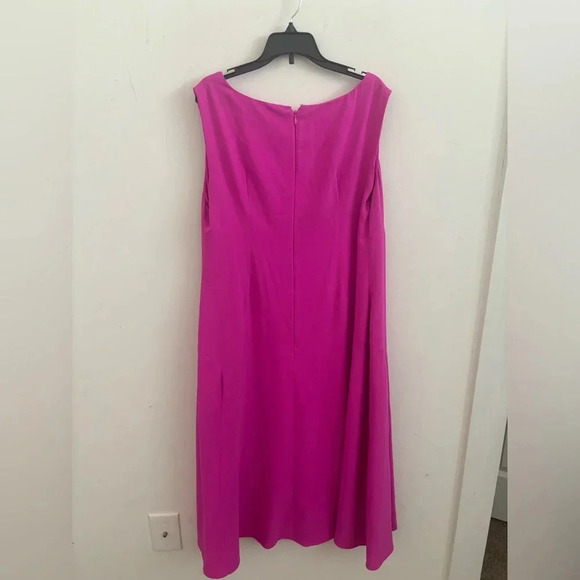 RALPH LAUREN SLEEVELESS KNEE LENGTH EXOTIC PIN SWING DRESS - M - Picture 3 of 10